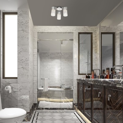 Lampă baie Rabalux Niagara 2195, crom, E14