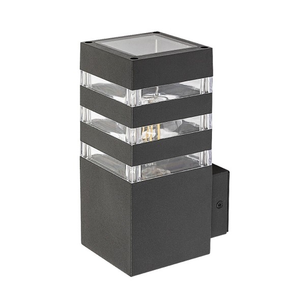 Lampă de perete exterior Rabalux Ankara 7379, antracit, E27