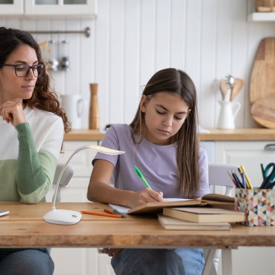 Lampă de masă LED Rabalux Bedi 74234, alb, 2 W