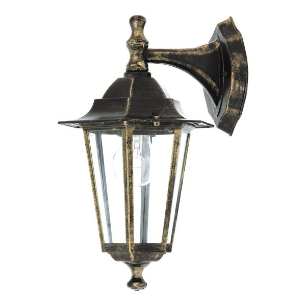 Lampă de perete exterior Rabalux Velence 8232, auriu antic, E27