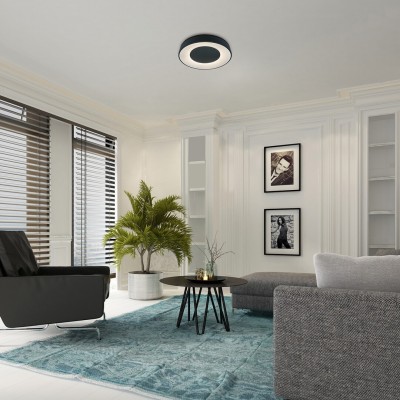 Plafonieră LED Rabalux Ceilo 3082, negru, 38 W