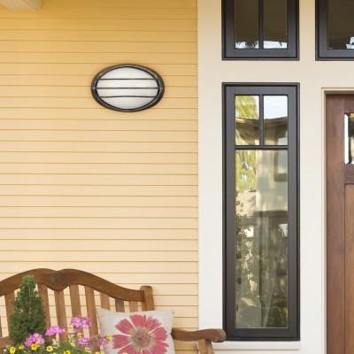 Lampă de perete exterior Rabalux Hektor 8499, auriu antic, E27