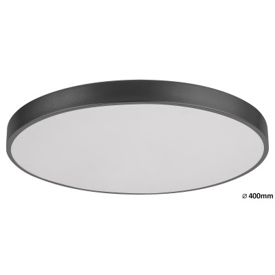 Plafonieră LED Rabalux Tesia 3314, negru mat, 36 W