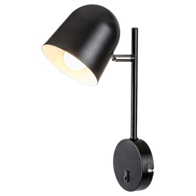 Lampă de perete Rabalux Egon 5242, negru mat, E14