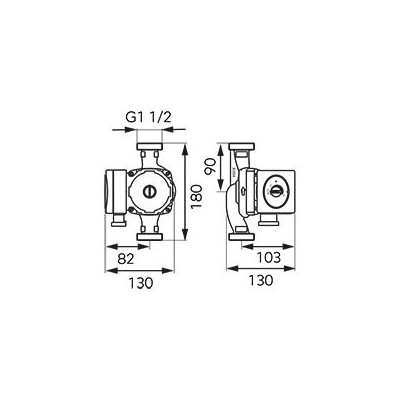 0601W Pompa circulatie clasa A GPA II 25-40-180