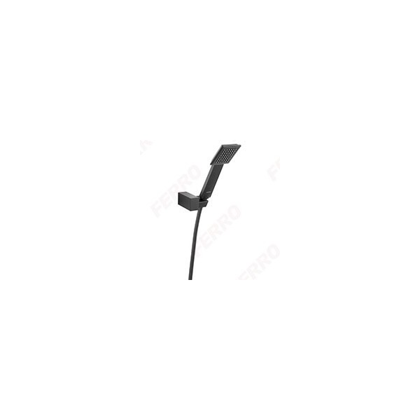 U170BL-B Sinus - set dus mobil, negru mat