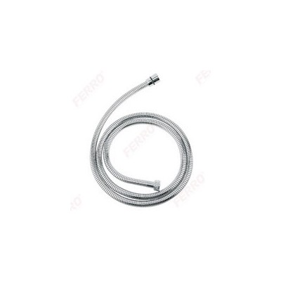 W12 Furtun flexibil pentru dus, metalic, crom