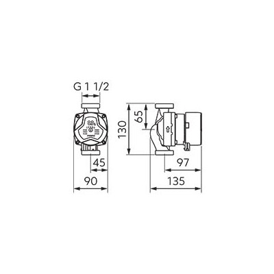 256130GPA3 Pompa de circulatie GPA III 25-6-130