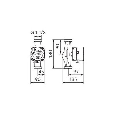 257180GPA3 Pompa de circulatie GPA III 25-7,5-180