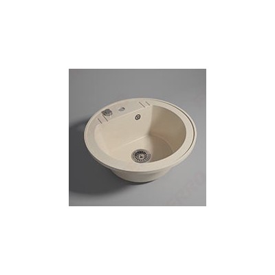 Chiuveta rotunda cu o cuva Ø51 cm, nisip DRGM1/51SA