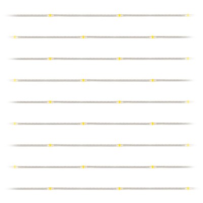 ZAR0575) DECORATIUNE LED ALB CALD 10M REBEL
