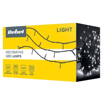 (ZAR0478-1) SIR ILUMINAT FESTIV IP44 ALB RECE 10M