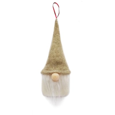 Figurină Crăciun, gnom 16cm bej Artezan