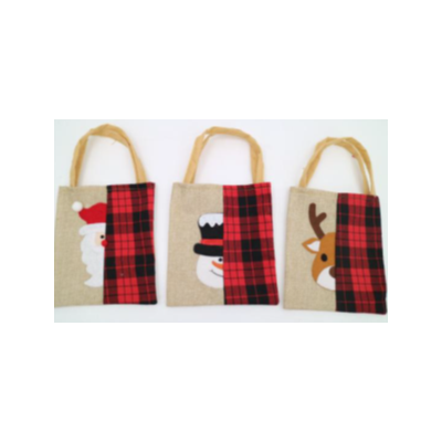 Sacoșă cadouri 30cm - cu Om de zăpadă Artezan