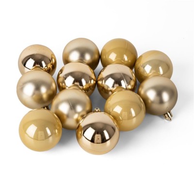 Globuri pentru brad 6cm auriu Artezan 30buc/cutie