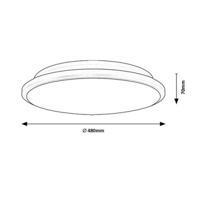 Plafoniera rotundă Engon 71130