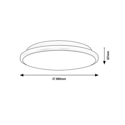 Plafoniera rotundă Engon 71129