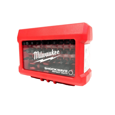 Set 32 biti in caseta Milwaukee Shockwave 4932464240
