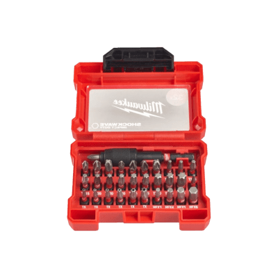 Set 32 biti in caseta Milwaukee Shockwave 4932464240