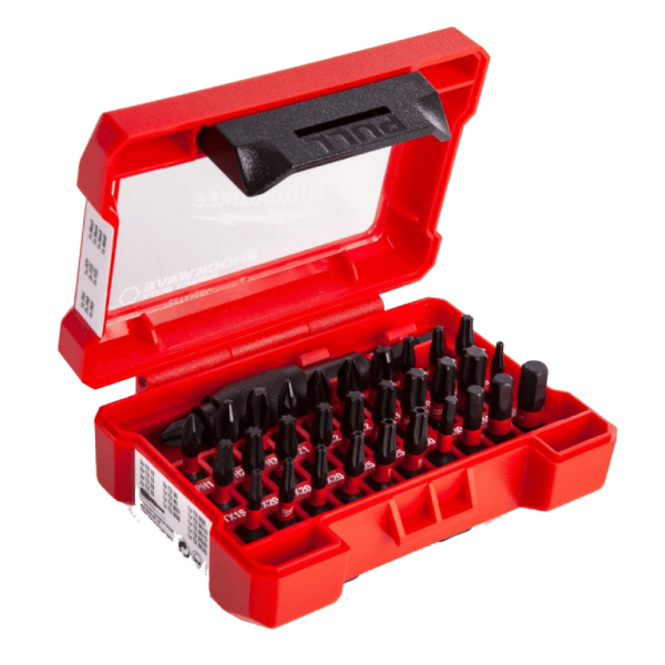 Set 32 biti in caseta Milwaukee Shockwave 4932464240