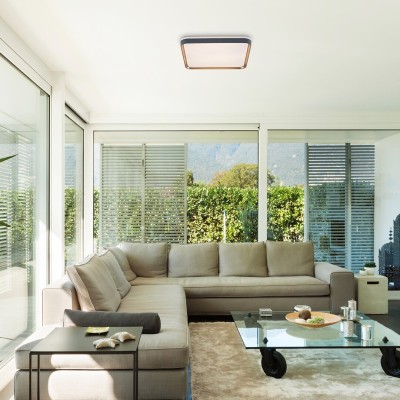 Plafonieră LED Rabalux Liatris 71029, gri, 26 W