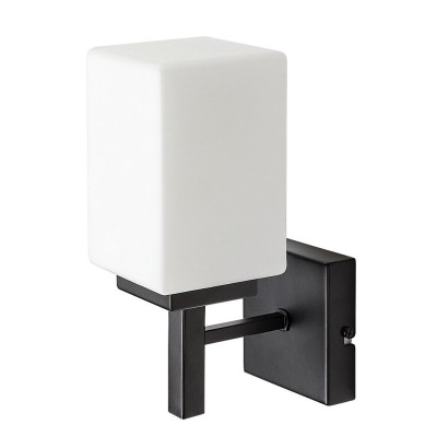 Lampă de perete Rabalux Zenkai 71061, negru mat, E14