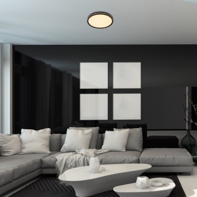 Plafonieră LED Rabalux Epora 71118, negru mat, 25 W