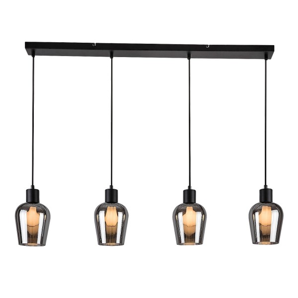 Pendul Rabalux Florian 72271, negru mat, E27